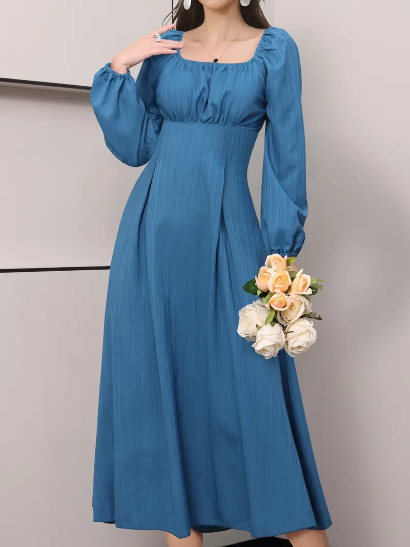 womens middle eastern inspired square neck long sleeve dress - Temu Australia womens middle eastern inspired square neck long sleeve dress - Temu Australia
