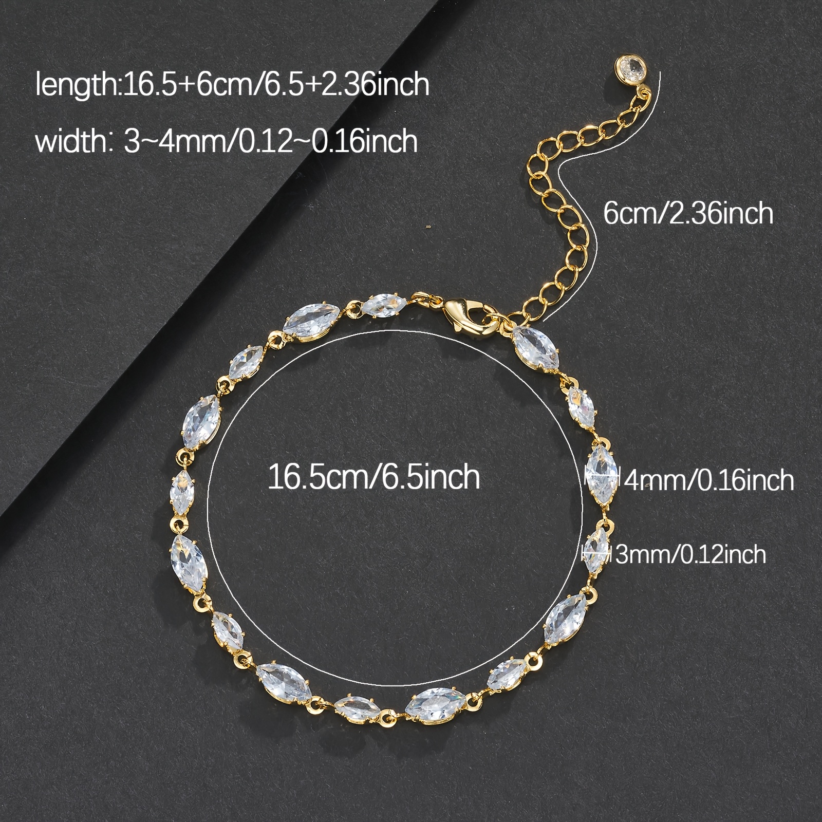 Stylish Oval Versatile Bracelet, Perfect for Gifting