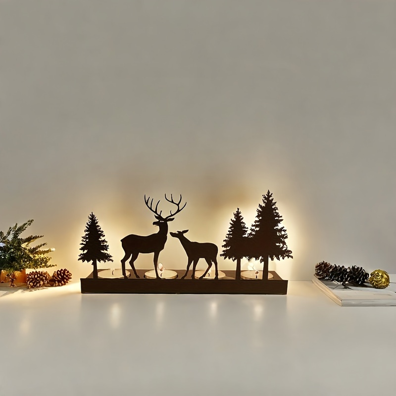 

Christmas Elk - Double Metal , Home & ,