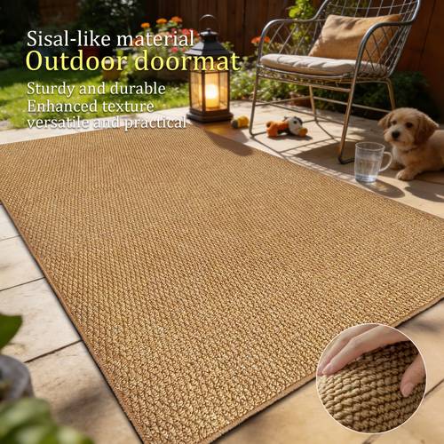 1pc high quality outdoor patio mat long runner mat modern rustic country style texture durable and sturdy exquisite easy to clean high quality material suitable for patio sofa entrance door