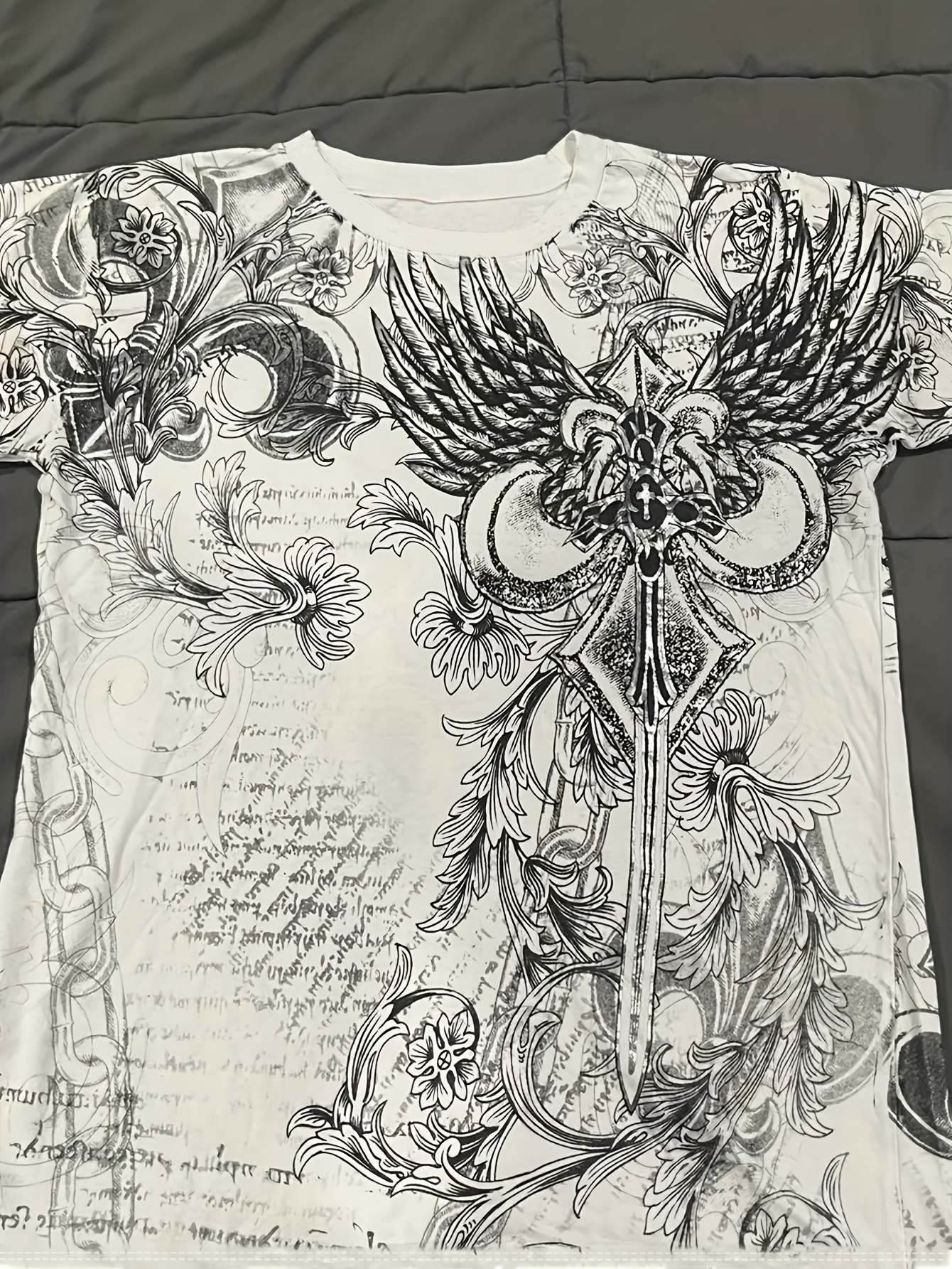 Trendy Graphic Tees Cool Cheap Tees 4116 Floral Skull Tees