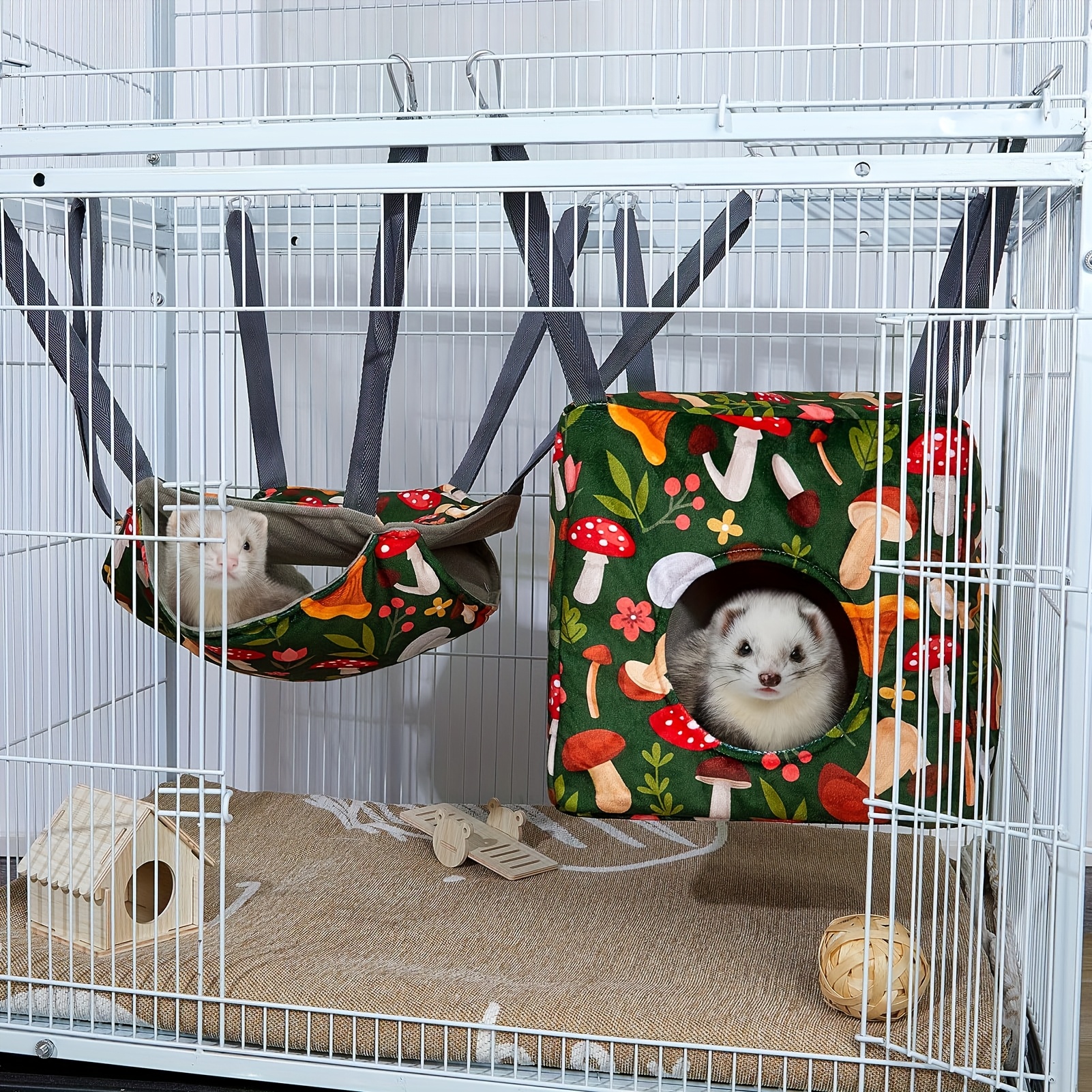 Ferret Hammock 4 Pack, Cozy Cage Accessories