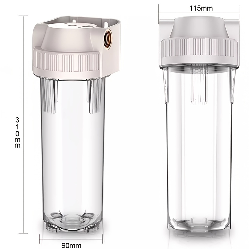 10 inch pre filter transparent copper mesh filter bottle - Temu Mauritius