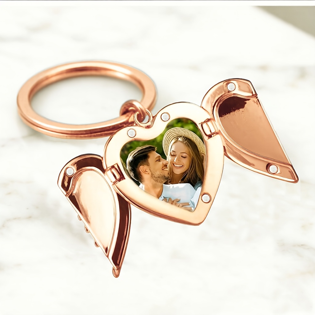 Personaliziran obesek za ključe s fotografijo, eleganten obesek za ključe s fotografijo, spominski obesek za ključe s fotografijo z motivom ,