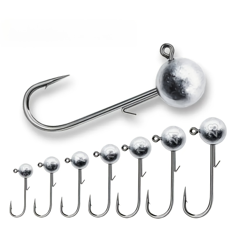 essential hooks for fishing Carbon Steel 500 Pcs, Circle Hooks Assortment Saltwater Freshwater Ice Fishing, Salt Water Fish Hooks for Catfish Trout Bass Octopus Multi Size 6 8 10 12 14 16 18 20 22 24 : Sports & Outdoors Comprehensive Guide 2 Pcs Fish-shaped Fishing Lures