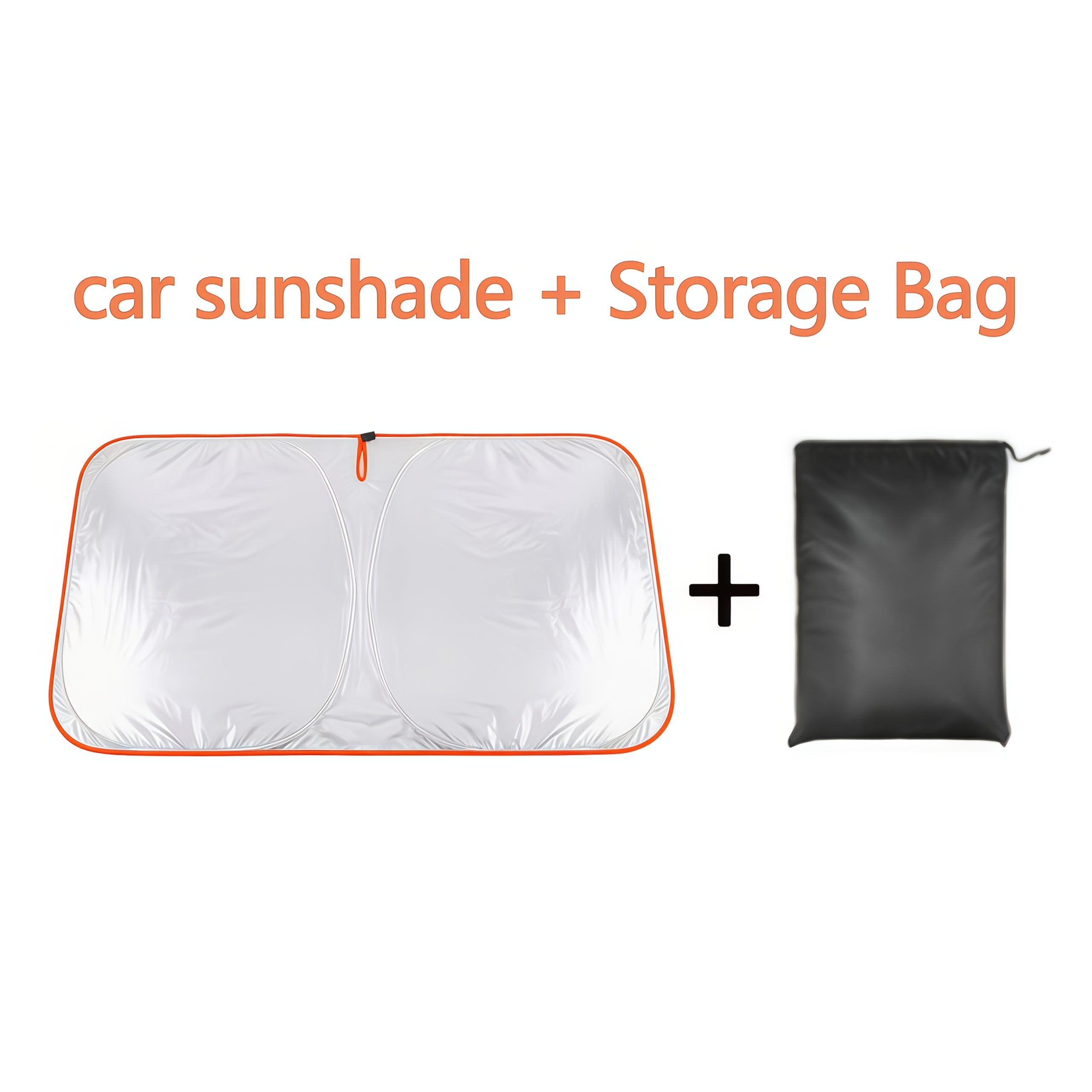TEMU Car Windshield Sunshade, Front Windshield Sunshade, Car Sunshade, Interior Sun Protection, Car Privacy Curtain, Convenient Storage Design, Full