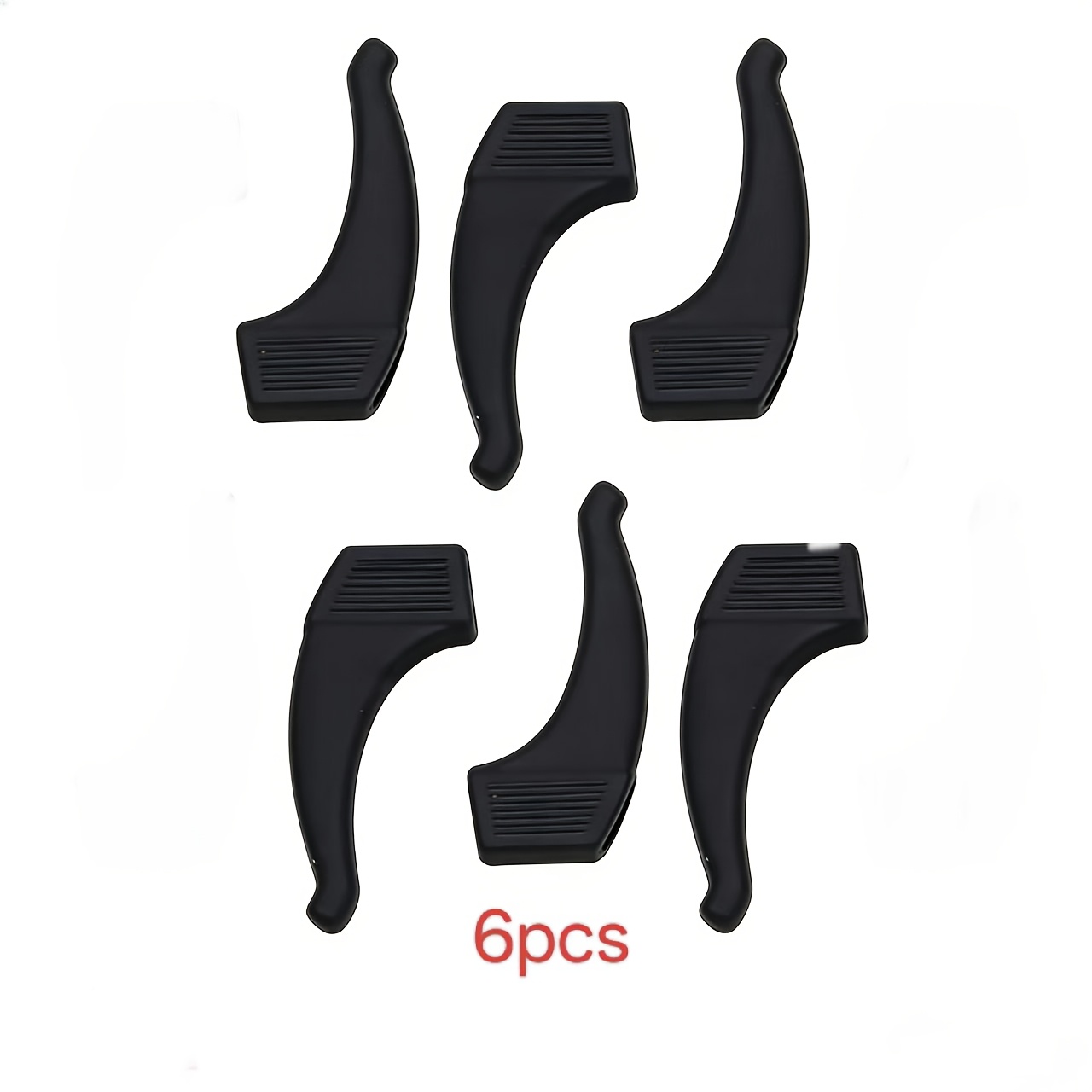 TEMU 6 piezas (3 ) de brazales antideslizantes para gafas, brazales de seguridad para gafas, para gafas de lectura, gafas de moda, gafas compatibles