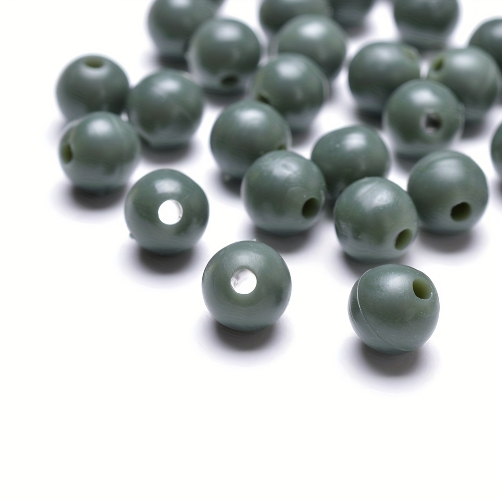 Ftk 100pcs Carp Fishing Beads Feeder Hair Rigs Components Fishing Line Anti Winding Stoppers Carp Beads Fishing Tackle