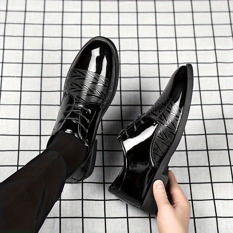 Buy BLACK & WHITE LIFESTYLE Patent Leather Formal Shoes for Men