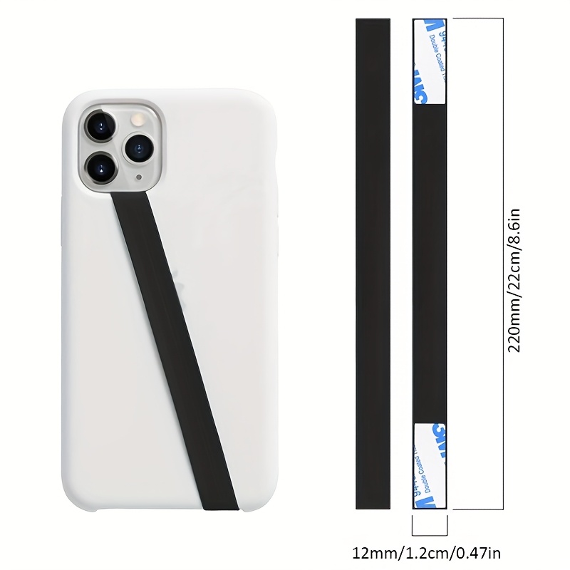 TEMU para teléfono con correa de silicona creativa, minimalista y , pulsera, cuerda elástica anticaídas