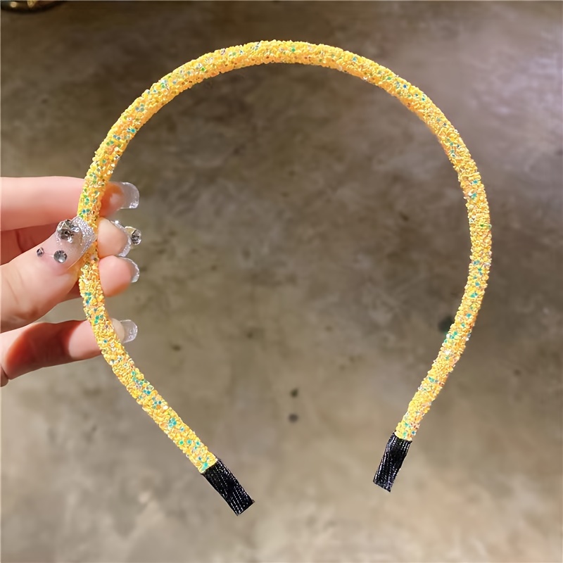 Single Glitter Headband with Sequins & Glitter Powder