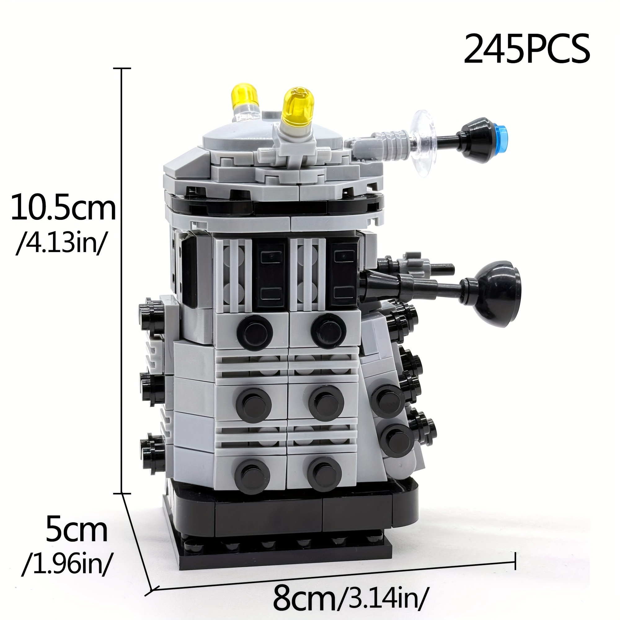Moc Robot Action Figures Model Building Blocks Set Assembly Bricks Toys Xmas Birthday Halloween Gifts Ideal Gift