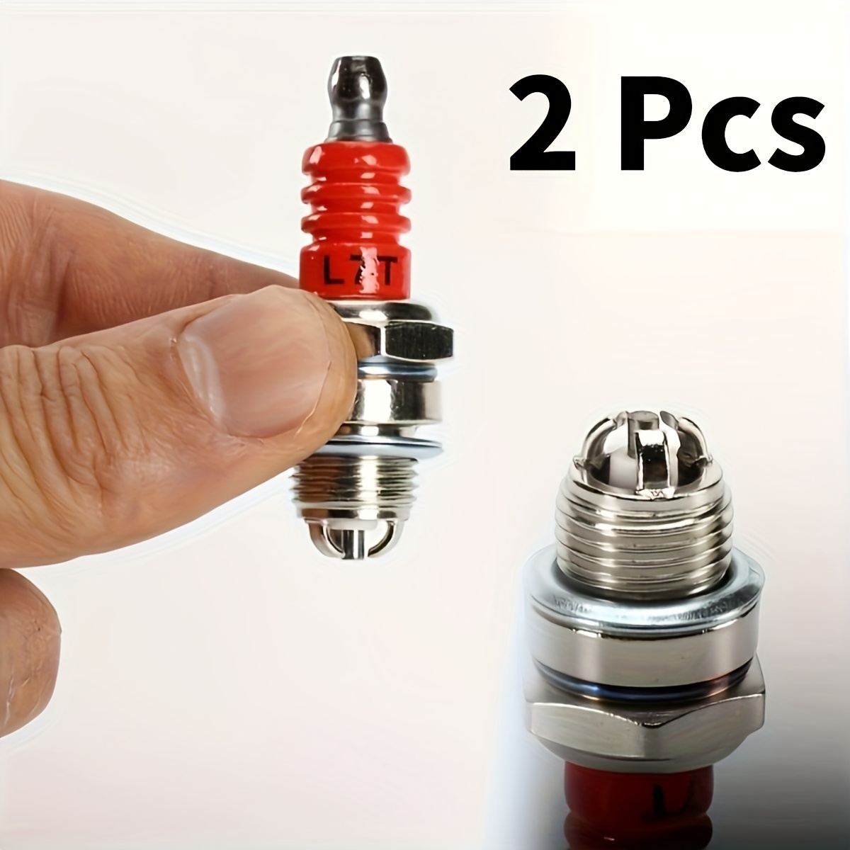 TEMU 2 L7t Spark Plugs - Suitable For Two-stroke Engines, Gas Chainsaws And Trimmers, Hedge Trimmers, Gas Blowers Replacement Parts, Lawn Mower