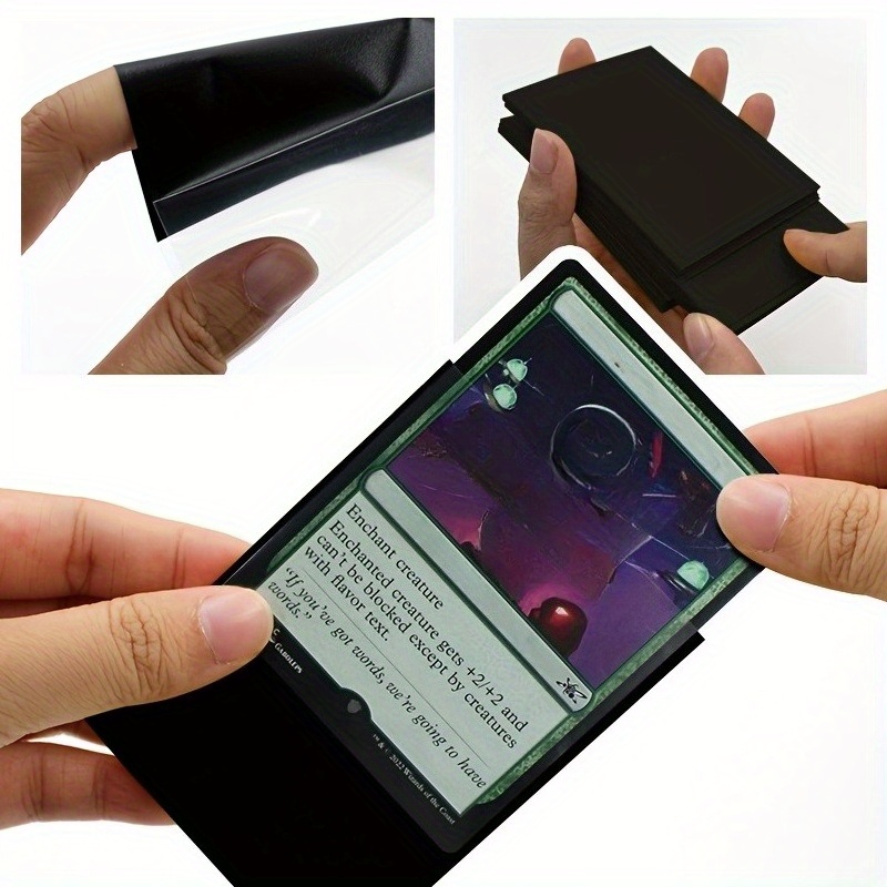 card sleeves for multiple cards Amazon.com: 400 Pack Card Sleeves Hard Plastic, Arjiekwei 3