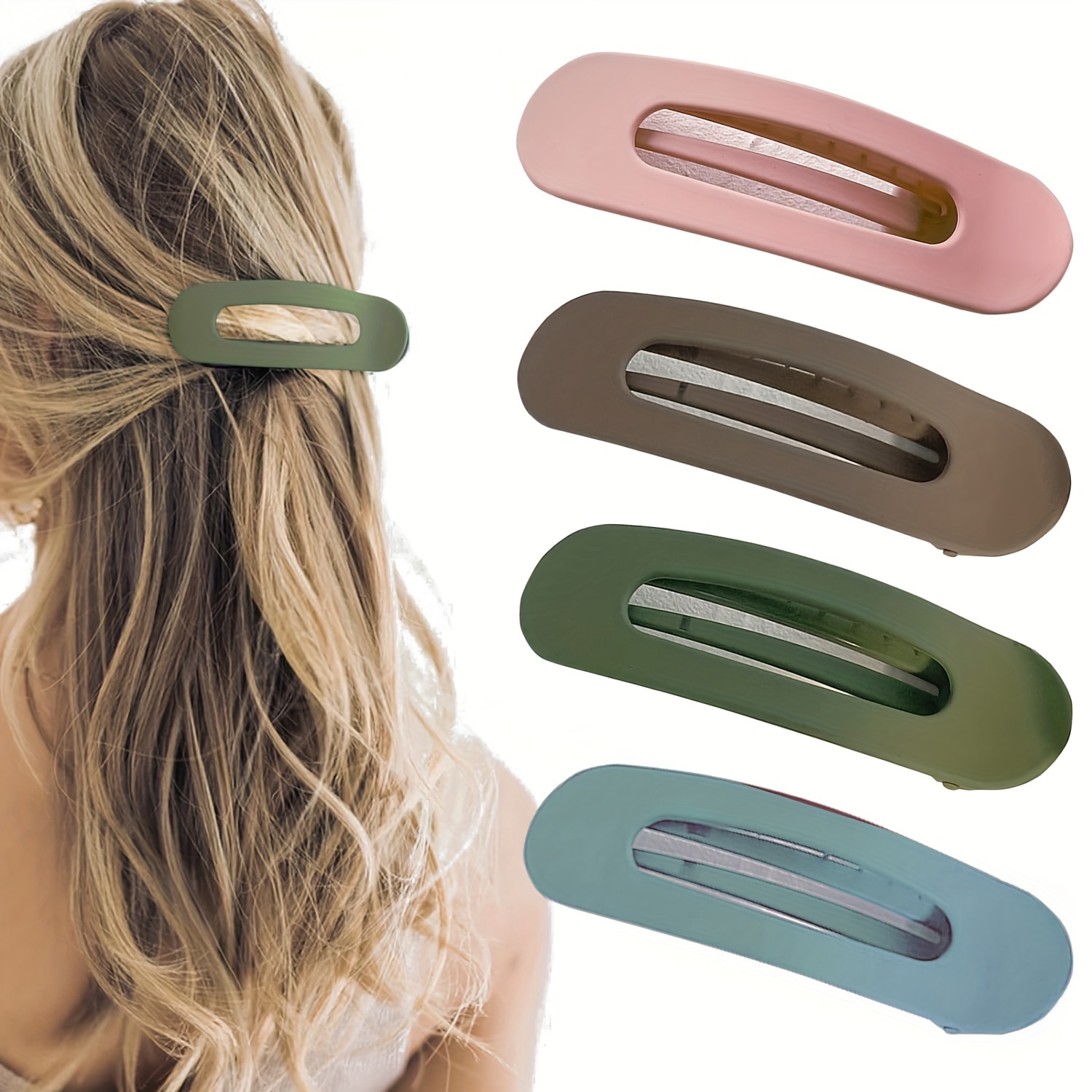 flat hair clips
