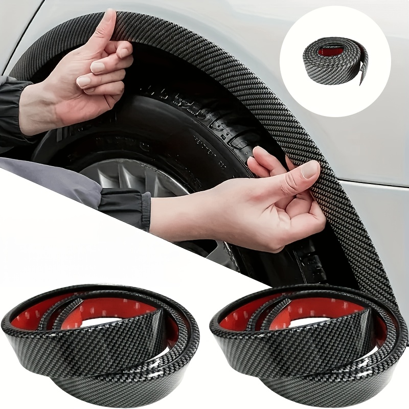 TEMU Pegatina de protección para maletero de 3 cm x 1,5 m, protector universal para de rueda de coche, protector de carrocería, cubierta de sello de