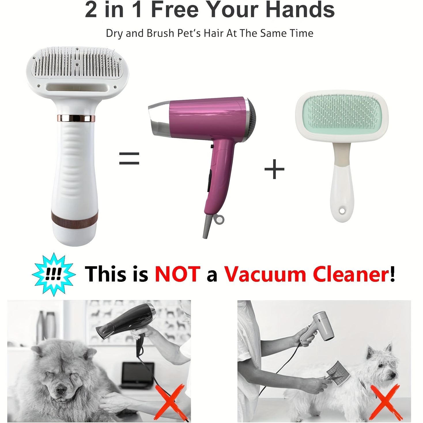 Cepillo Secador Secador De Pelo Para El Auto Cepillo Secador De