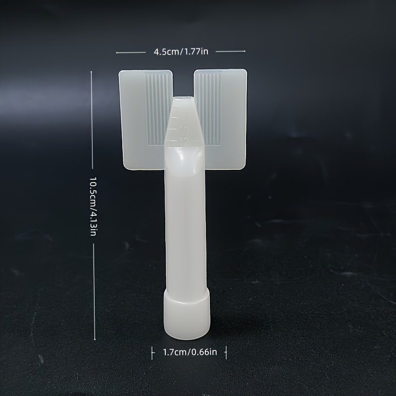 TEMU A Toothpaste-style Nozzle For Glass Glue, Suitable For Dispensing And Precise Application From Tubes