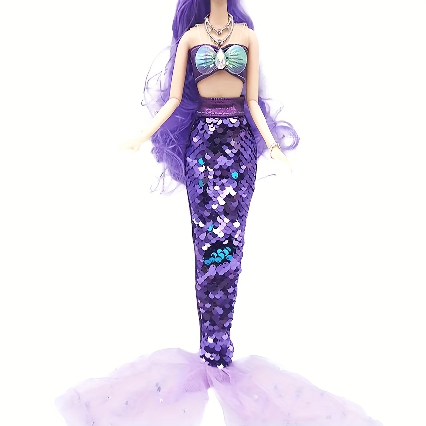 mermaid tail dress suit blue polyester fairy tale - Temu Hungary