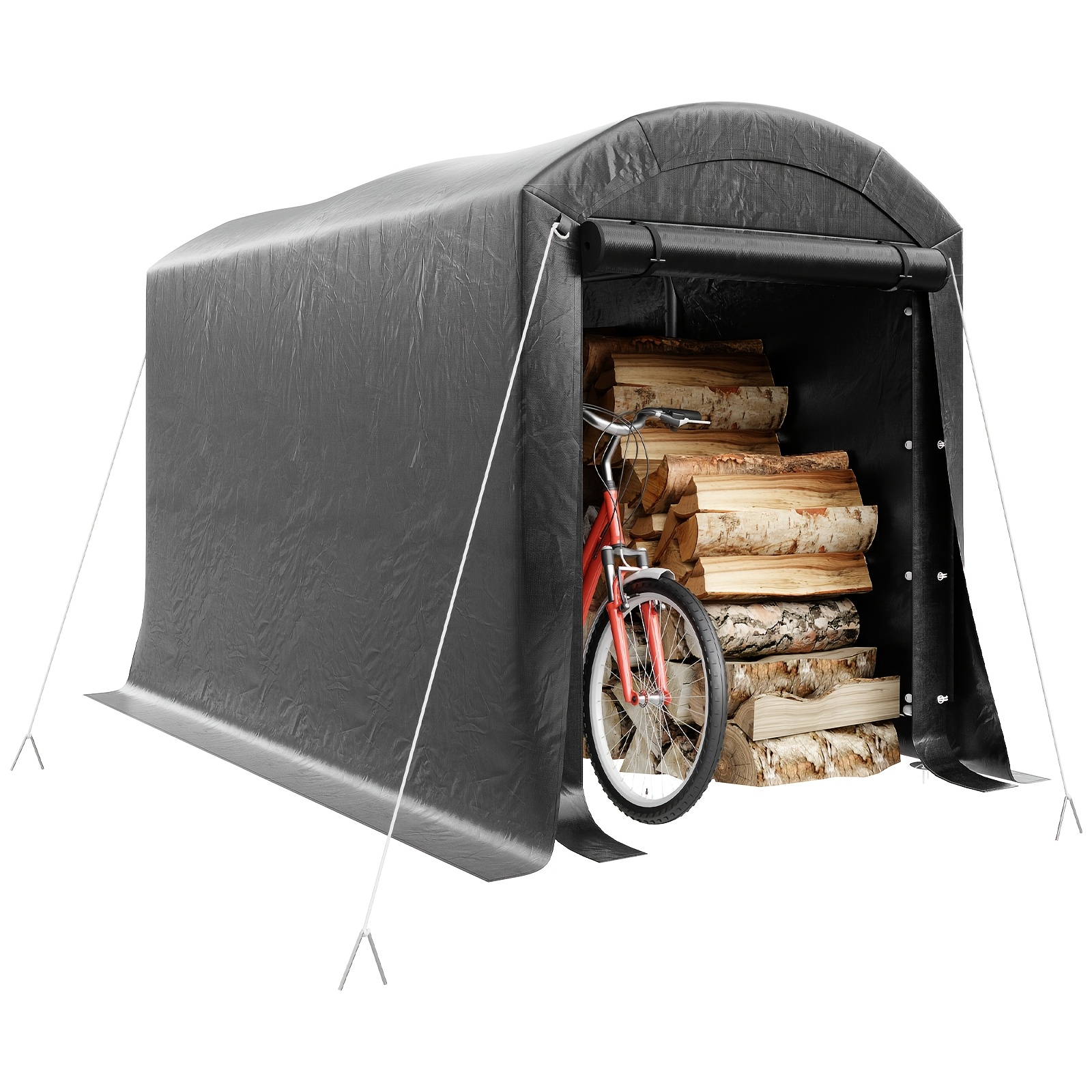 Outdoor Bicycle And Tool Storage Tent, Outdoor Motorcycle Garage, Dustproof And Uv-resistant, Dimensions 182×120×165cm, Suitable For Garden And Courtyard Use, Secure Outdoor Storage Space