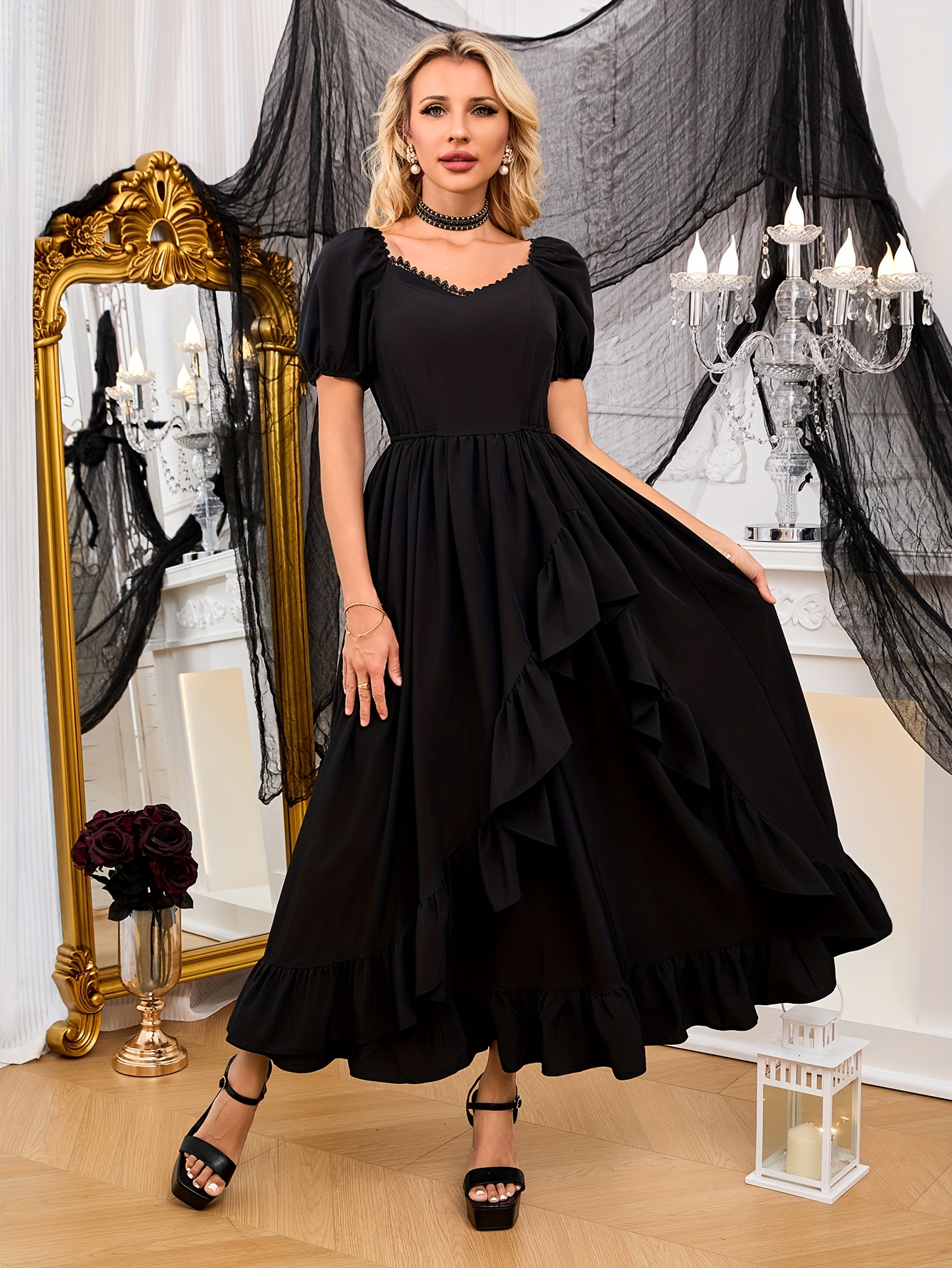 chevron bridesmaid dresses Lucia Halter Maxi Dress 10 Incredible Western Wedding Designed with a cowl dev-tops-pants-denim-nosweat Size:XLG