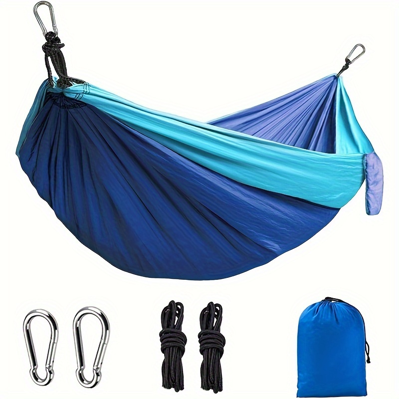 

1pc Outdoor Adventure , Lightweight Nylon, Portable With And Hanging Ropes, Hand Washable, Ideal For Hiking, Camping, Beach