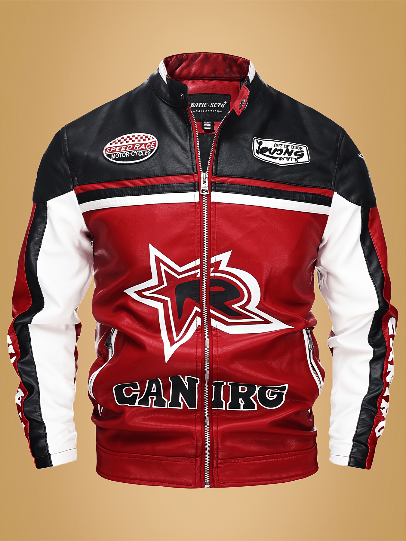 motorcycle jackets sold on Temu United States