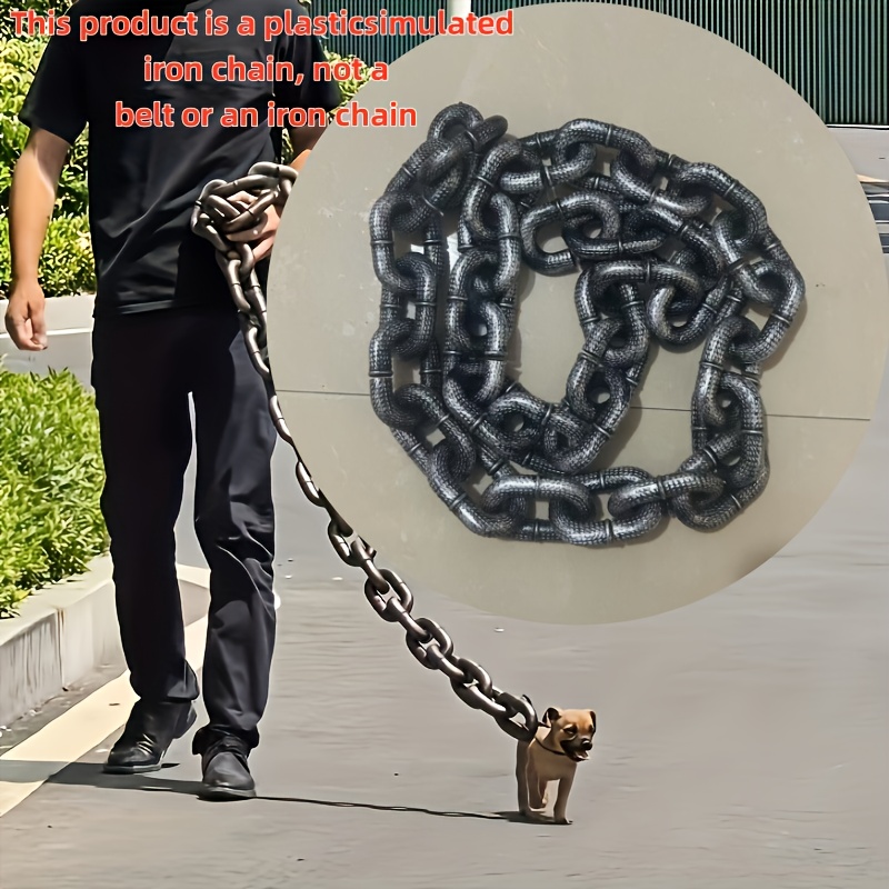 E-shop 150 cm (59 Zoll) langes lustiges Hunde-Seil - Halloween Streichkette, leichtes Haustier-Leinen aus Kunststoff, geeignet für Kostümpartys,