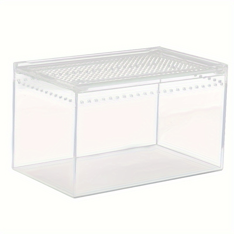 

Easy-setup Clear Acrylic Reptile Habitat - Ideal For Hermit Crabs, & Snakes