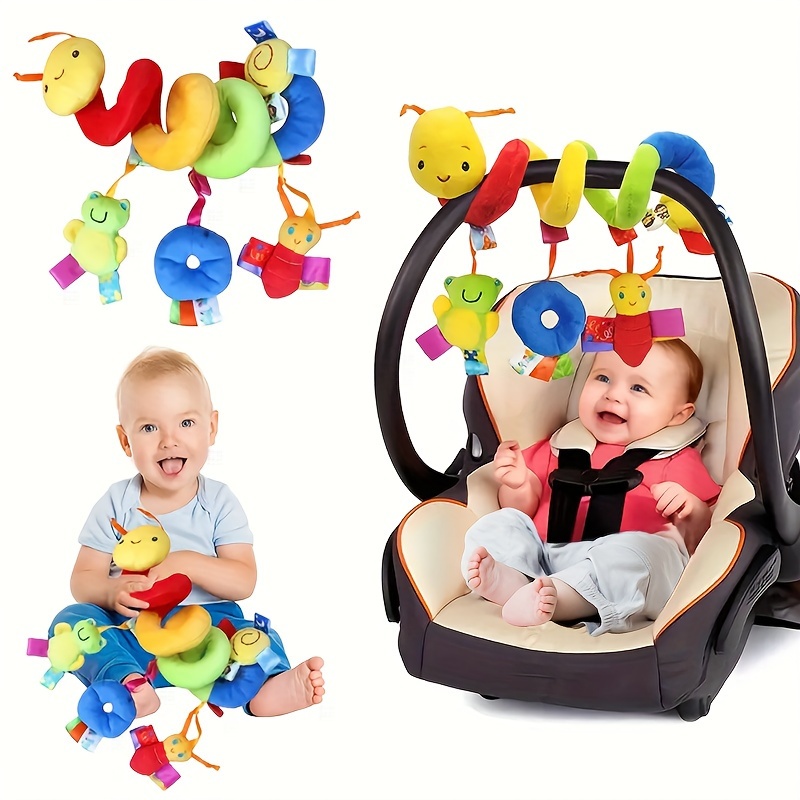 jouets uniques pour bébé, lit bébé berceau musical lit cloche, jouet  suspendu rotatif en plastique bébé mobile