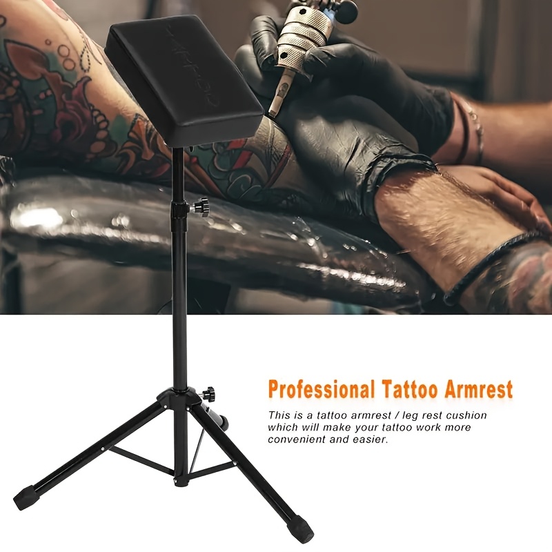 

Adjustable Height Tattoo Arm With Tattoo Armrest Stand Tripod Adjustable Portable Tattoo Arm Leg Rest Soft Sponge Salon Tattoo Supplies