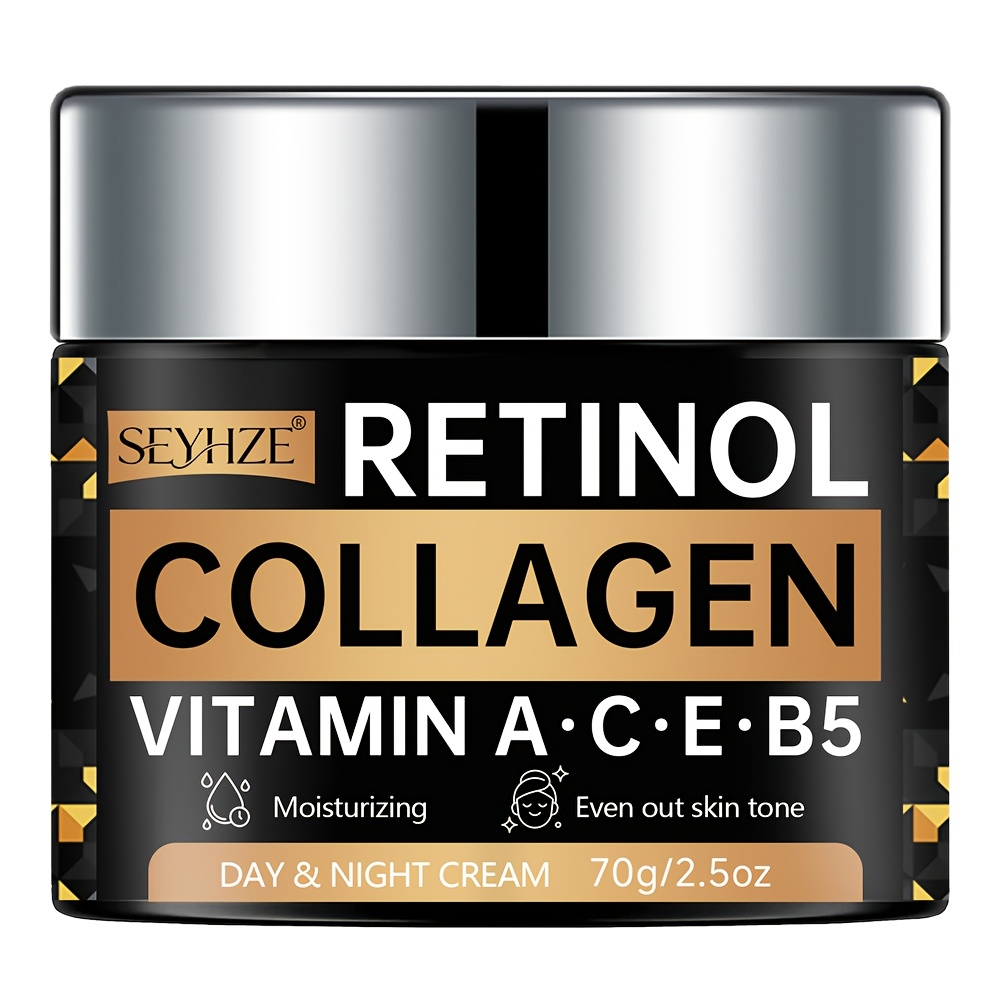 Image of 40g/ Retinol And Collagen Cream - The Skin Tender And Delicate. Hyaluronic Acid, Suitable For Types