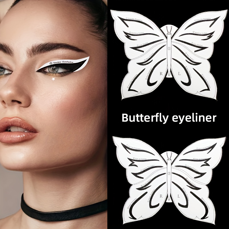 

Autocollants Eyeliner Papillon - Parfum, Pas de Pile , Outil Facile pour l'Application du Maquillage