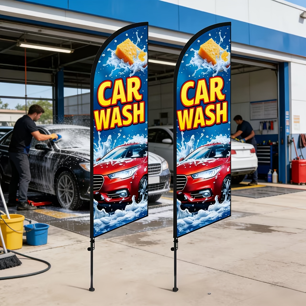 |   s motivom otvaranja autoperionice, reklamna  , plažna   6,5  , poliesterski materijal, jednostrana štampa, prikladna za promociju usluga pranja automobila, podrška za benzinske pumpe, paket za pranje automobila. (   )