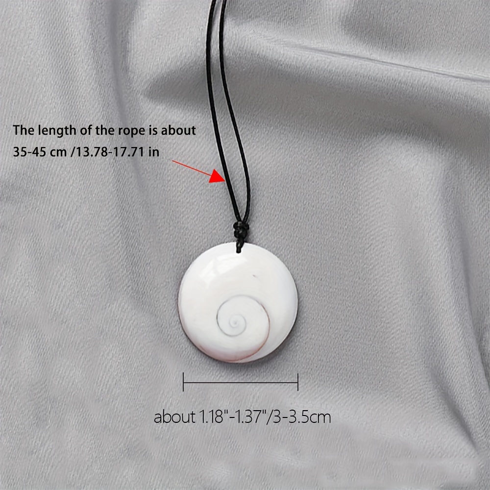E-shop APENGSHI Halskette – Natürlicher Schmuck, minimalistisches rundes/ Anhänger für Herren & Damen, eleganter Alltags- & Feiertagsgeschenk () –
