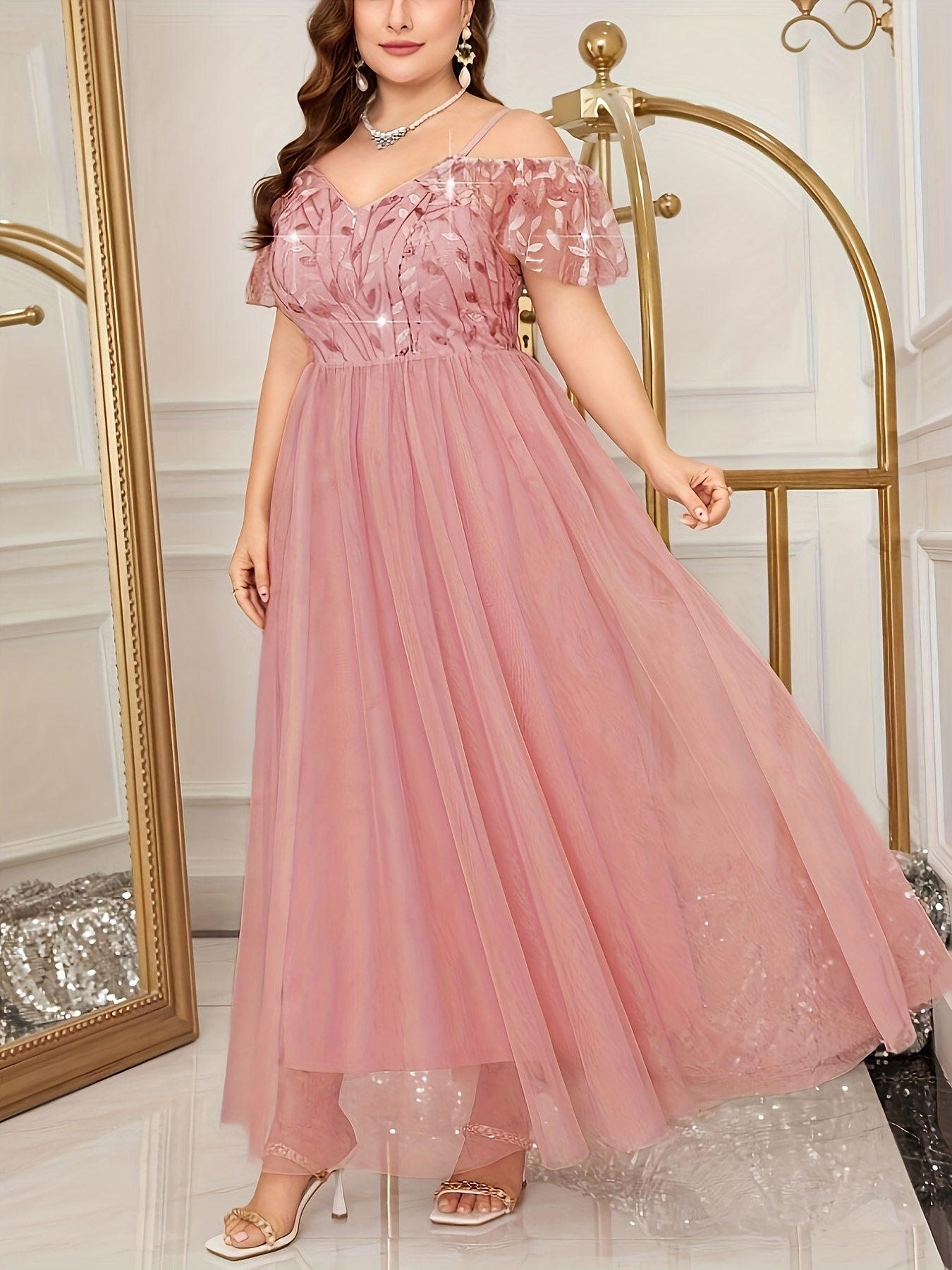 strapless open back dress This tight short homecoming dress features hater neckline and sequins. –  FancyVestido main image 0