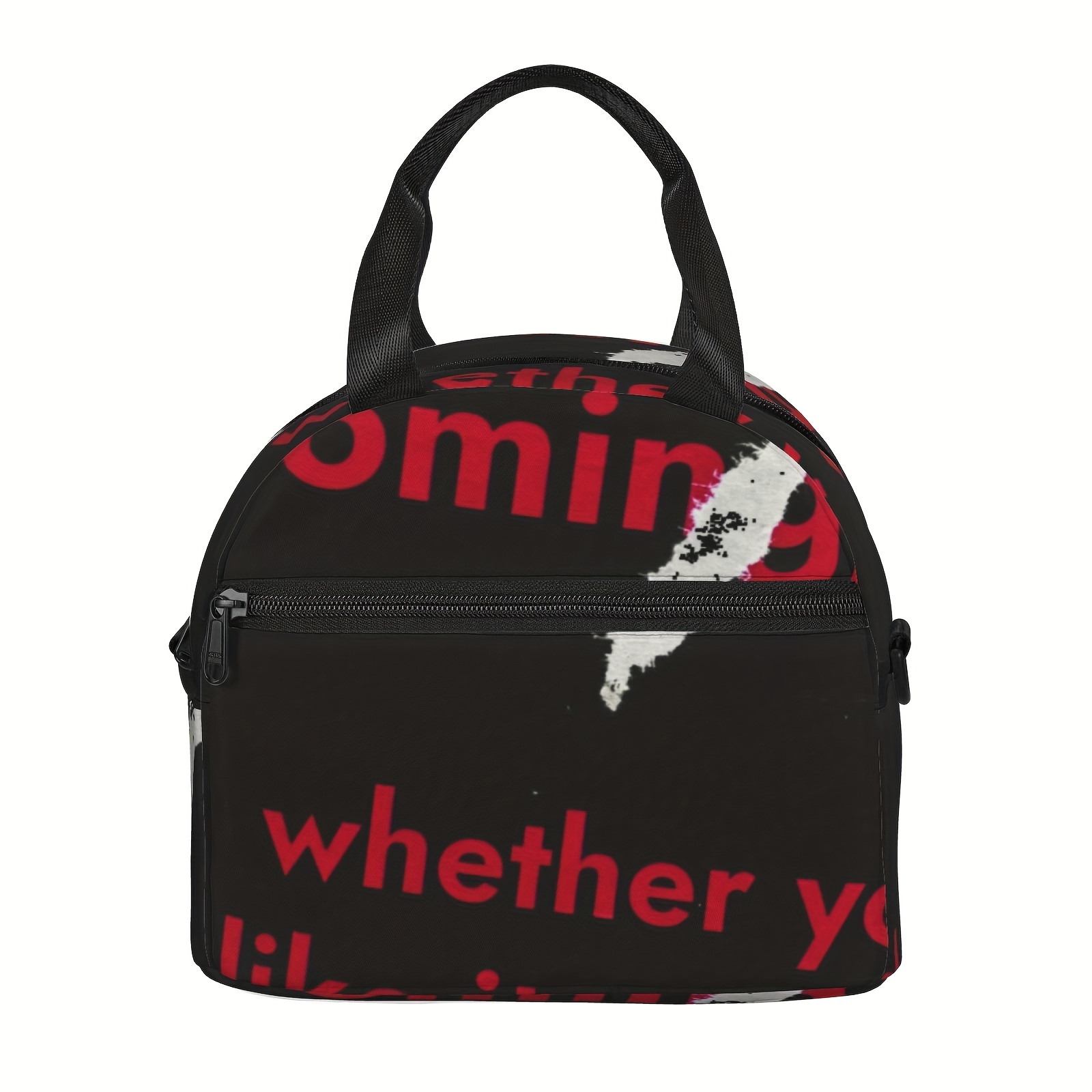 Customizable Anime Lunch Bag Insulated Polyester Material