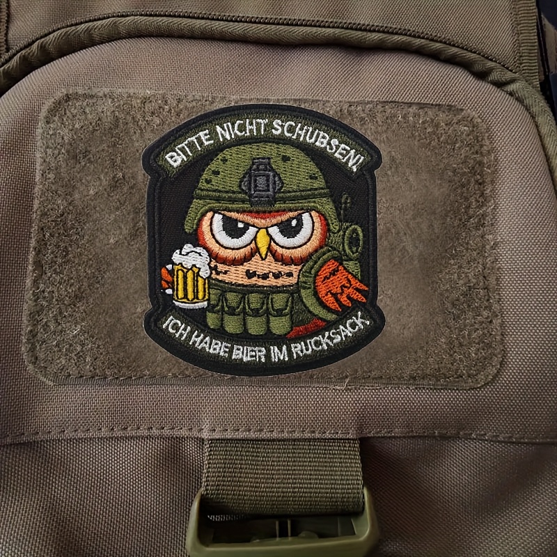 A Single Removable Patch With Fasteners. This Tactical Embroidered Patch Is Intended For Use On Harnesses, Vests, Clothing, Uniforms, Backpacks, Or Collars