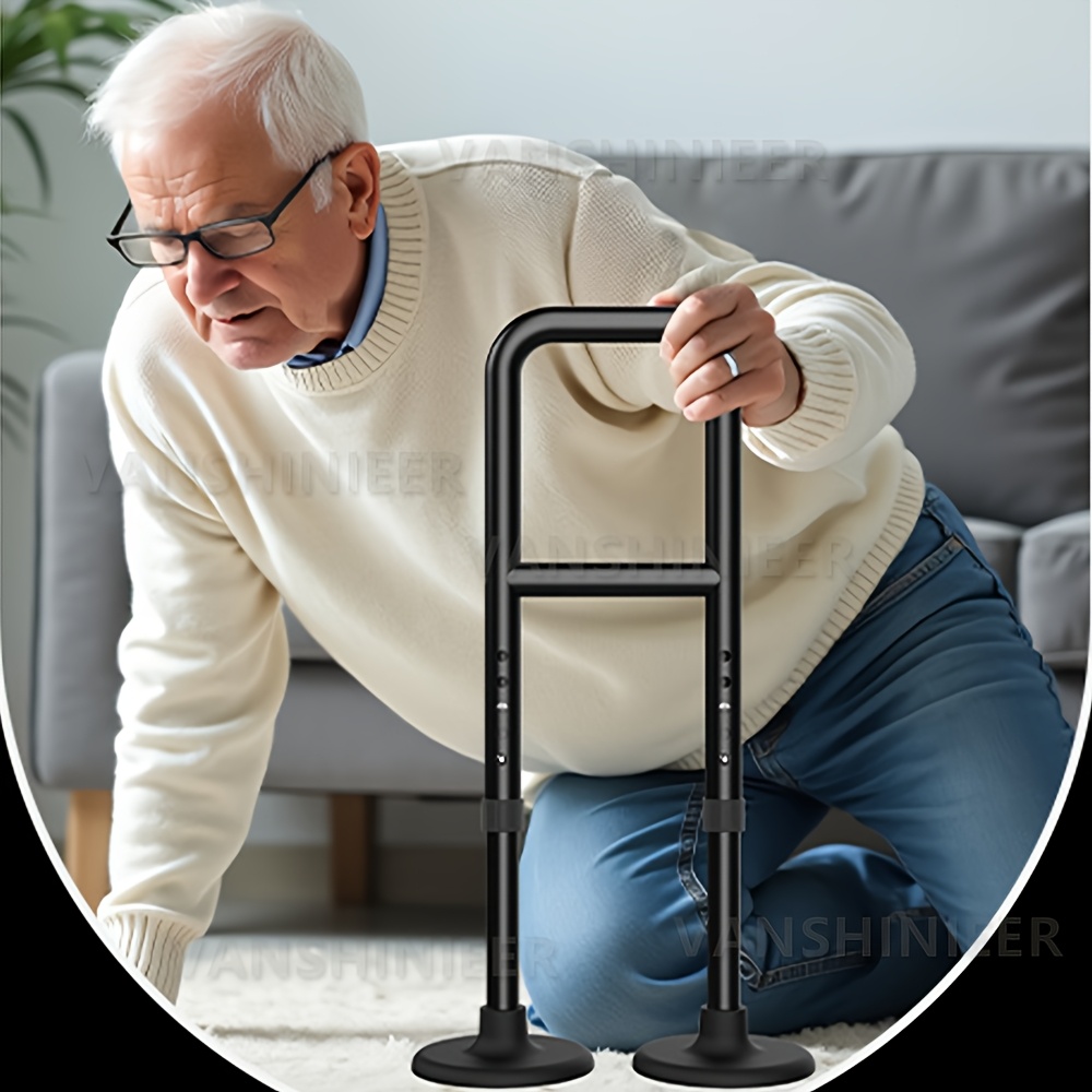 TEMU Adjustable Standing Aid For Seniors - Portable Mobility Aid With Sturdy Aluminum Frame, Easy To Assemble, Ideal For Home & Outdoor Use, Enhances