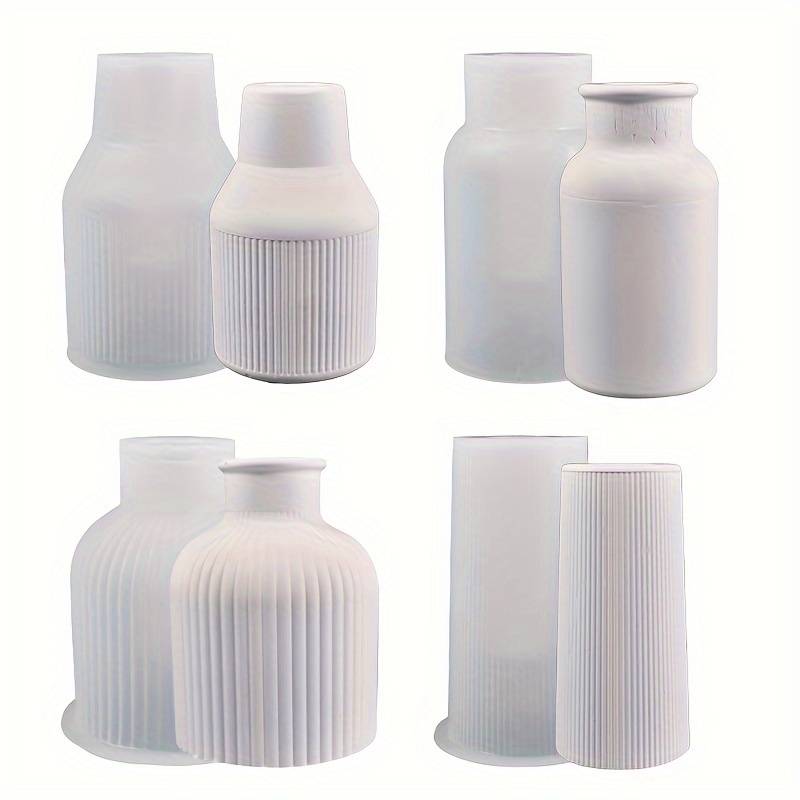 Stampo In Silicone Per Vaso Portapenne E Pennelli - Stampi Per Resina Epossidica Fai Da Te - Crea Portacandele E Contenitori Unici
