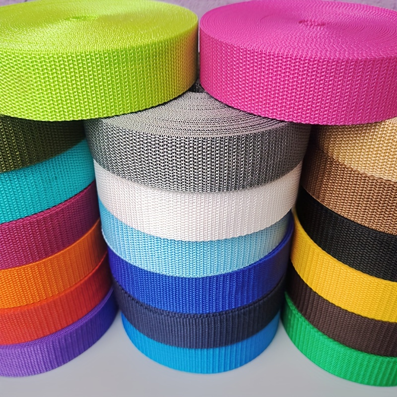 

Colorful Polyester Webbing Strap, 5 Yards X 1.18 Inches - Durable Fabric For Backpacks, School Bags, Canvas Crafts & Diy Projects