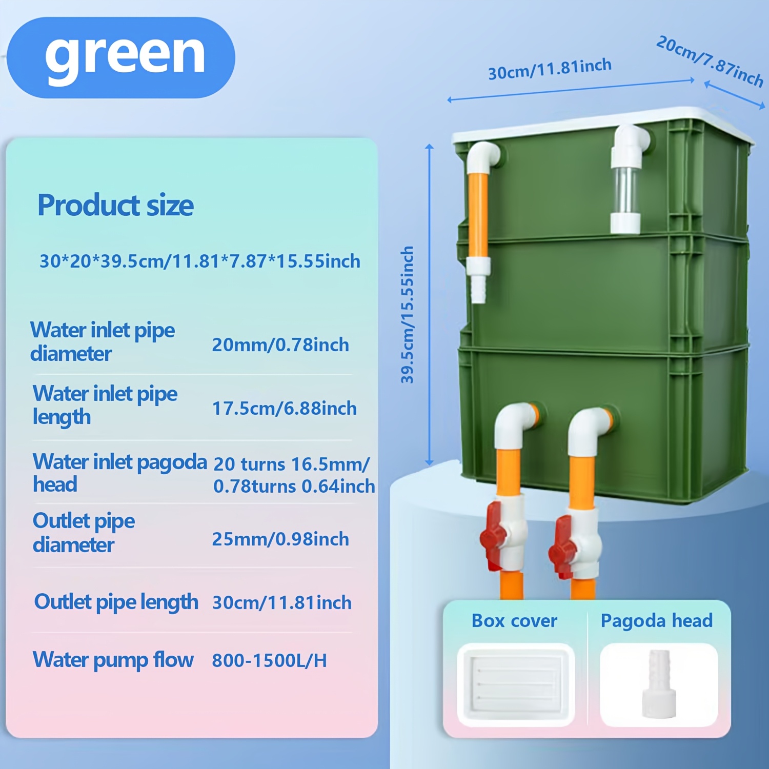 designing a filter box for fish tank Small Advanced Canister Layer with Submersible Pump Abo The drip can increase the oxygen in water 3-in-1 Aquarium External Filter Box