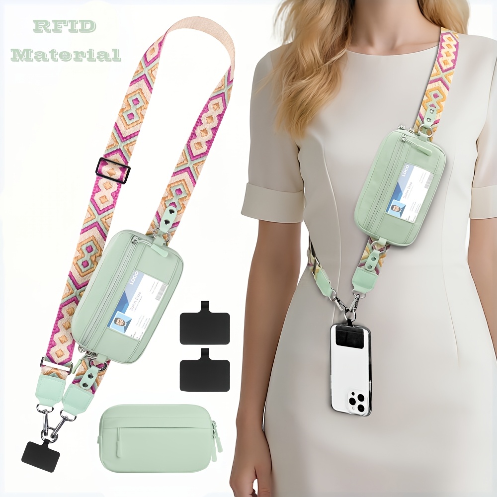 TEMU COESTALE Bolso bandolera elegante para mujer, bolso bandolera de /correa para teléfono, gran capacidad, , plegable con correa de ajustable,