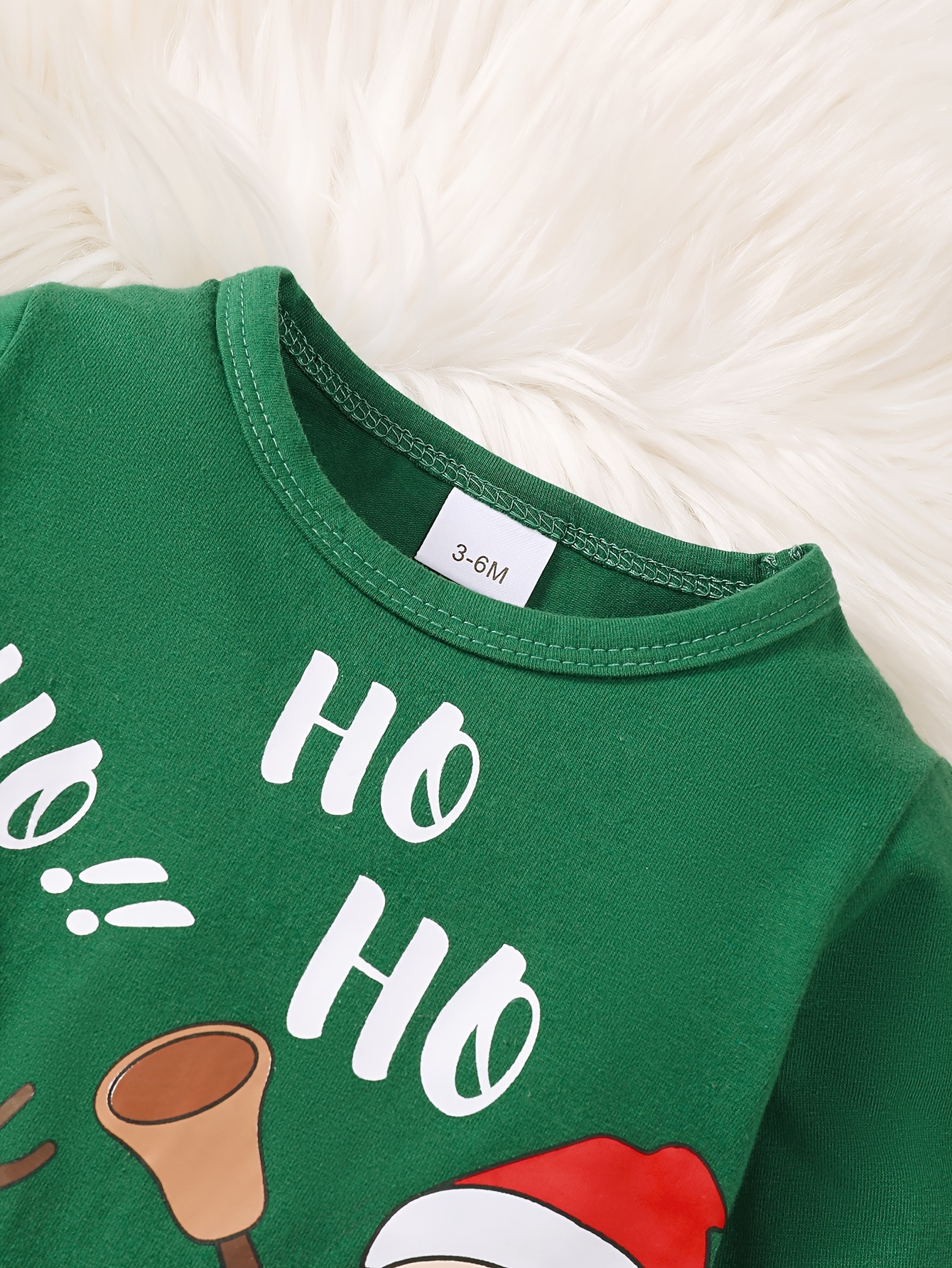 Baby Weihnachtsoutfit Mädchen 2 Pcs New Christmas Baby Clothes+Hat Boys Girl Xmas Long Sleeve Strapped Baby Ro Weihnachtspullover Baby