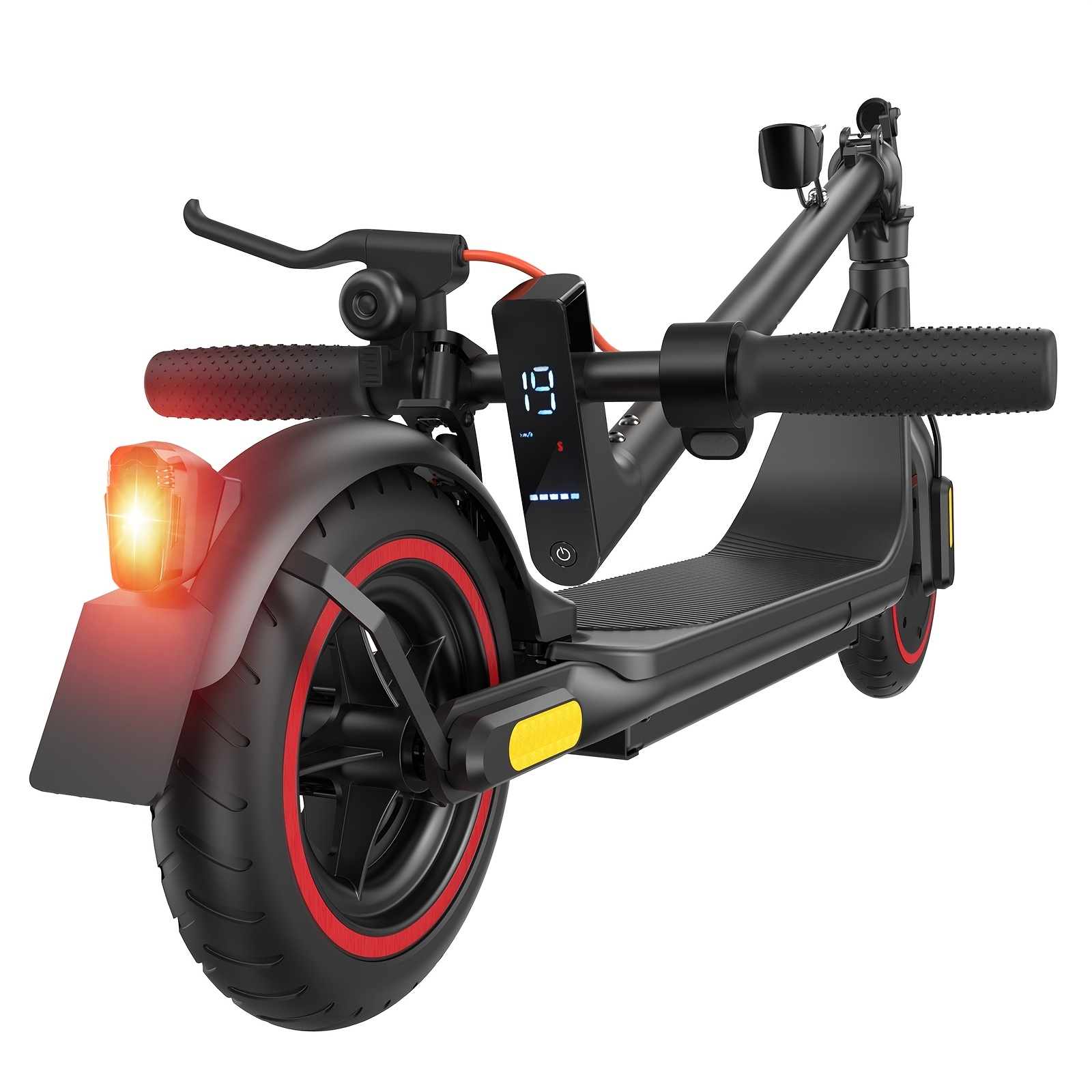 Image of Electric Scooter Meeting Road , Load 120 Kg, Equipped With Led Lights, 20 Km/h, 420w Motor (500w ), 8.5-inch Pneumatic Tires, Dual Braking System - Adult Electric Scooter