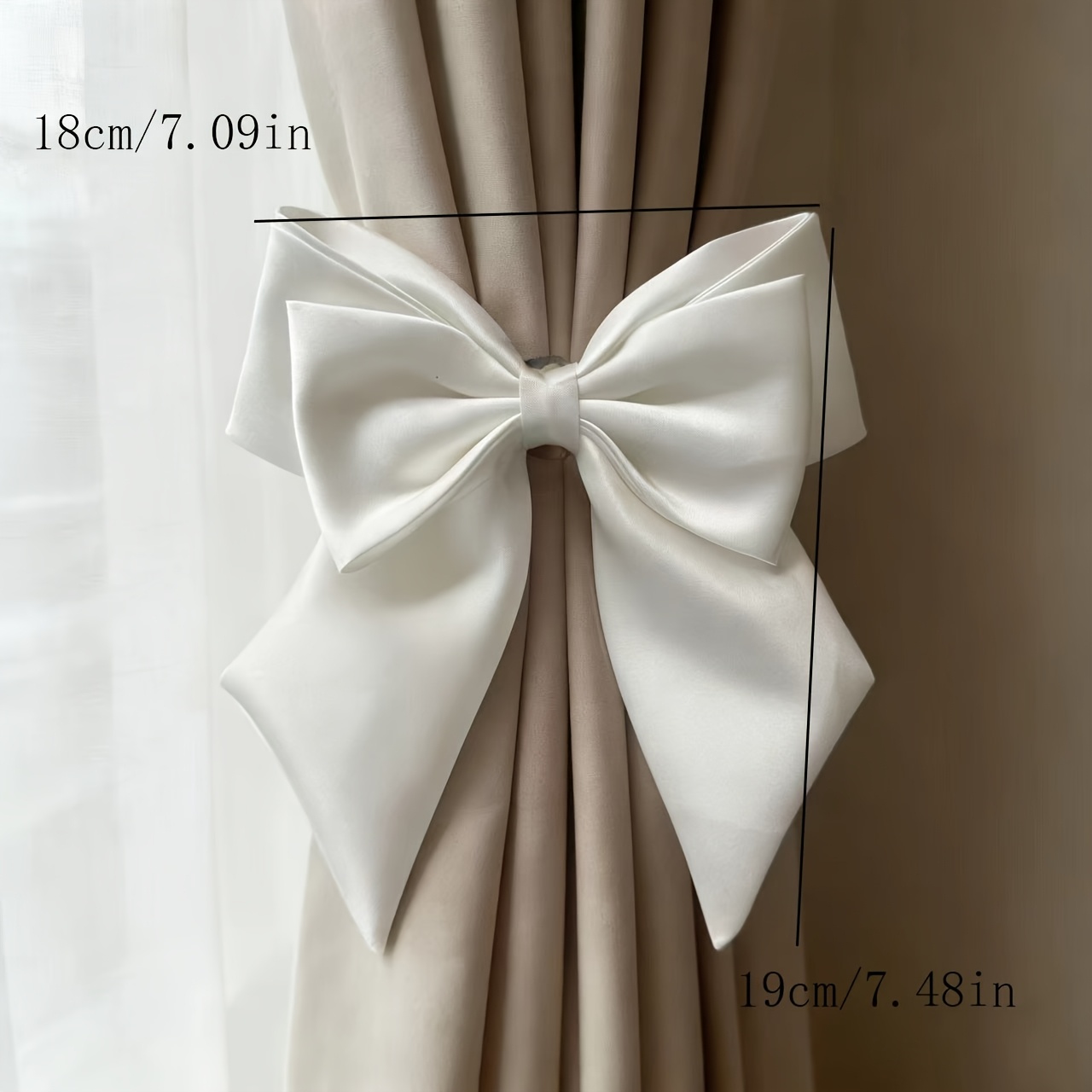 french style cream white bow curtain tiebacks suitable for elegant bow shaped window holdbacks luxurious holders for drapes blinds curtains management for pets french country style details 2