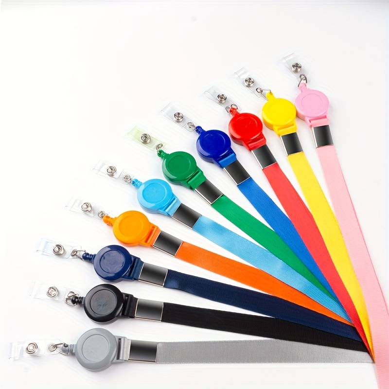 2d nurse badge lanyard retractable   badge holder clip factory badge clip   work permit lanyard