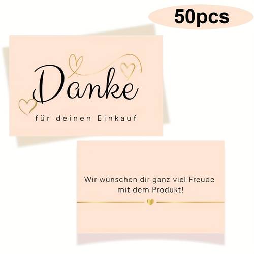 50pcs thank you cards ideal for e commerce small businesses and online stores to strengthen customer relationships and showcase professionalism