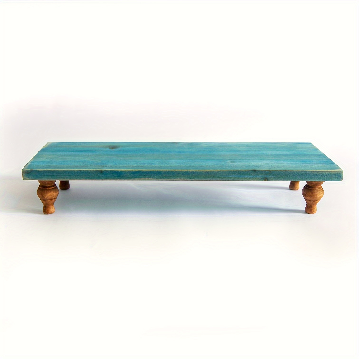 TEMU Rustic Wooden Tray - Ideal For Home Decor, Bathroom, Coffee Table & More - Halloween, Christmas, Easter, Thanksgiving & Day