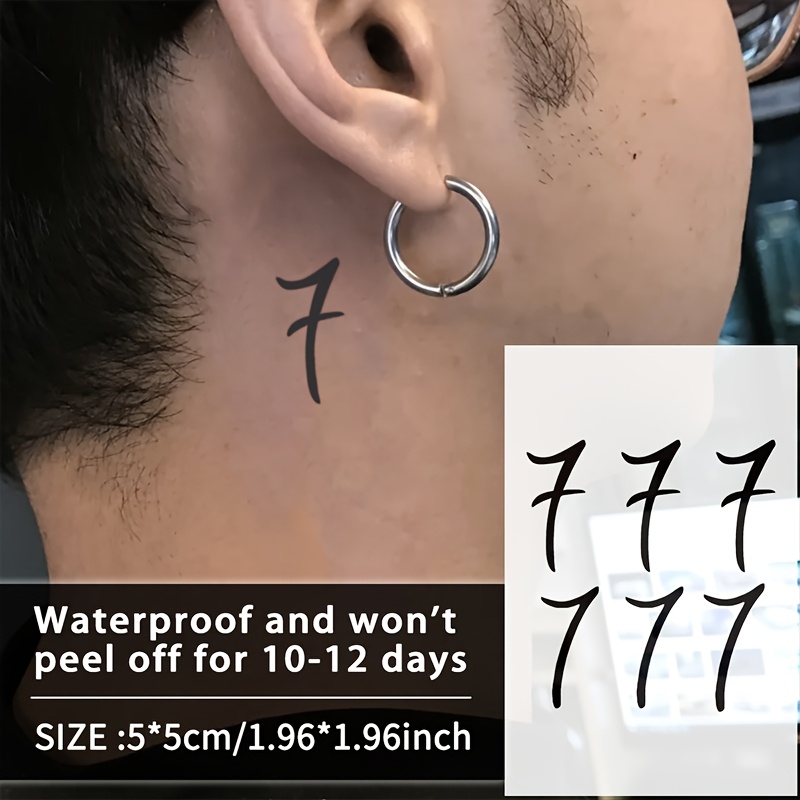 Semi-permanent Tattoo | Easy And Exquisite, Matte, Waterproof For 1-2 Weeks, Easy To Apply | Skin-safe Body Decoration